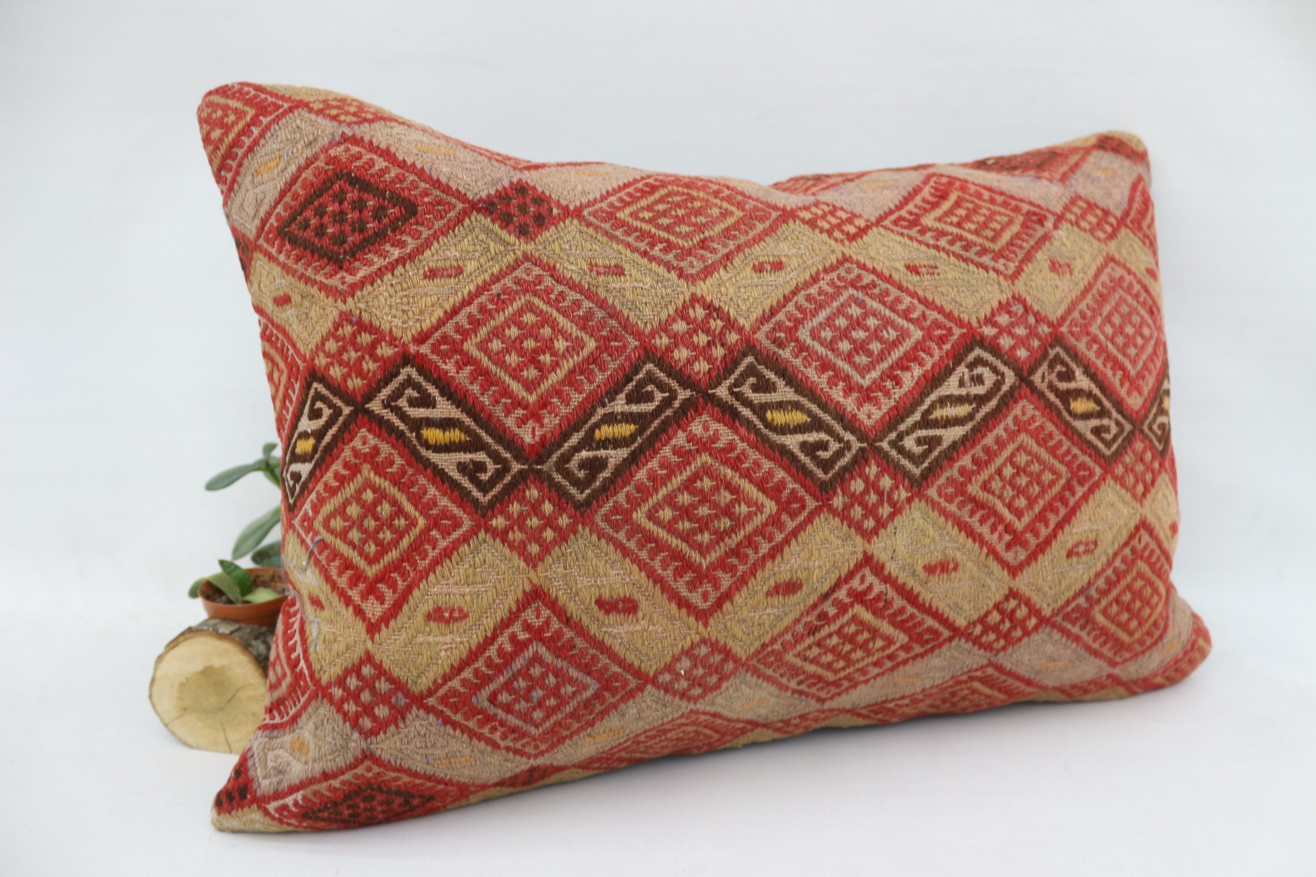 16x24 Nomadic Pillow Yoga Kilim Pillowlumbar Pillow Covers - Etsy