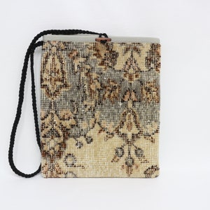 Bolso vintage hecho a mano, Bolsa de compras, Bolsa de viaje, Bolsa de alfombra, Bolsa vintage Bolsa de hombro 11x14, Bolsa de hombro para mujeres, Bolsa crossbody, SPBag 164
