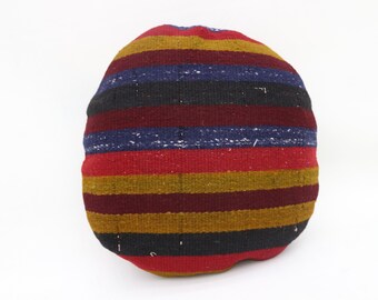 Capa de Almofada Decorativa, Almofada para Casa, Almofada 45x45cm, Presente para a Casa, Capa de Almofada Redonda, Capas de Almofada com Padrão de Crochê, 77