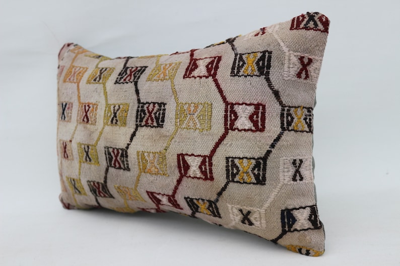 Wholesale Pillow,Throw Pillow SP3050 3328 Turkish Kilim Pillow Yellow Pillow 12x20 Organic Pillow Lumbar Pillow Covers Patterned Pillow