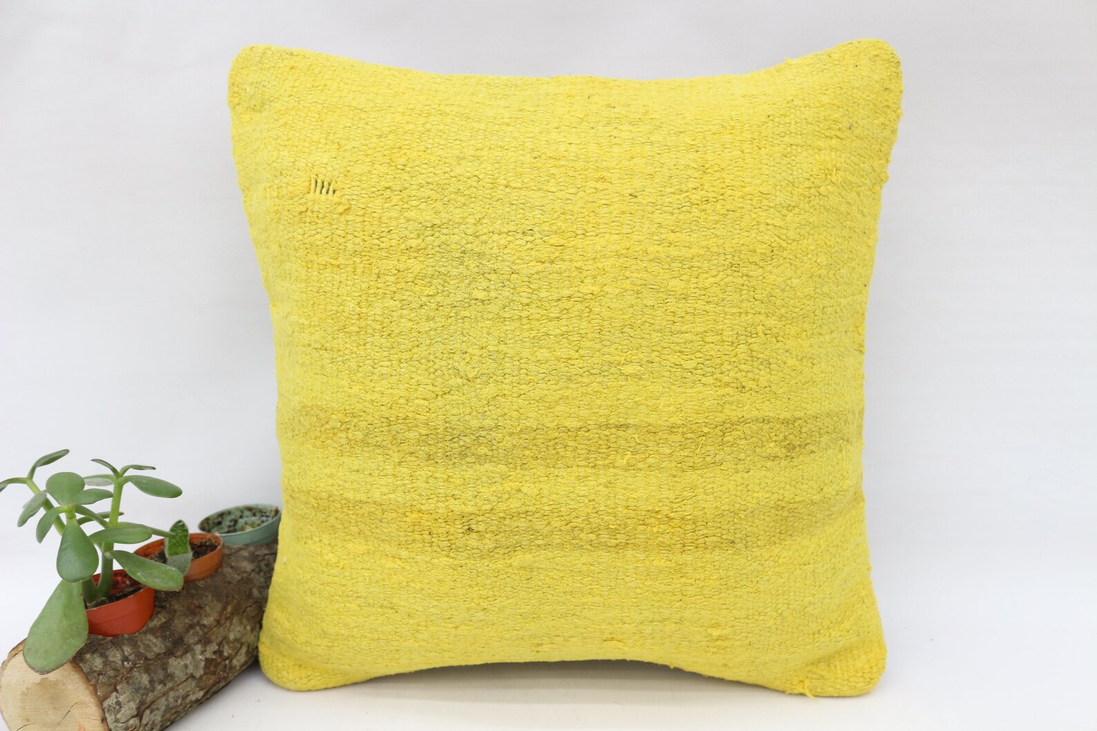 16x16 Bohemian Kilim Pillow Couch Pillow Flat Pillowthrow Etsy