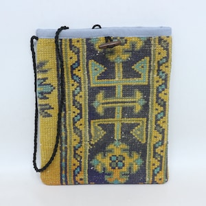 Women Casual Kilim Bag, Beach Bag, Crossbody Bag, Vintage Bag, Turkish Bag, 11x14, Handmade Bag, Chic Bag, Best Gift For Her, Travel Bag