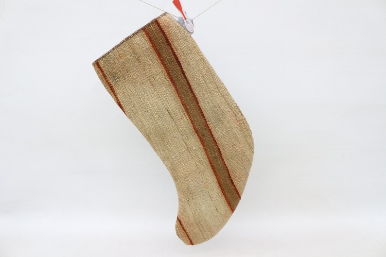 Vintage Stocking SP-1755 Monogrammed Stocking Anatolian Striped Stocking Xmas Stocking Home Decor Stocking Christmas Stocking
