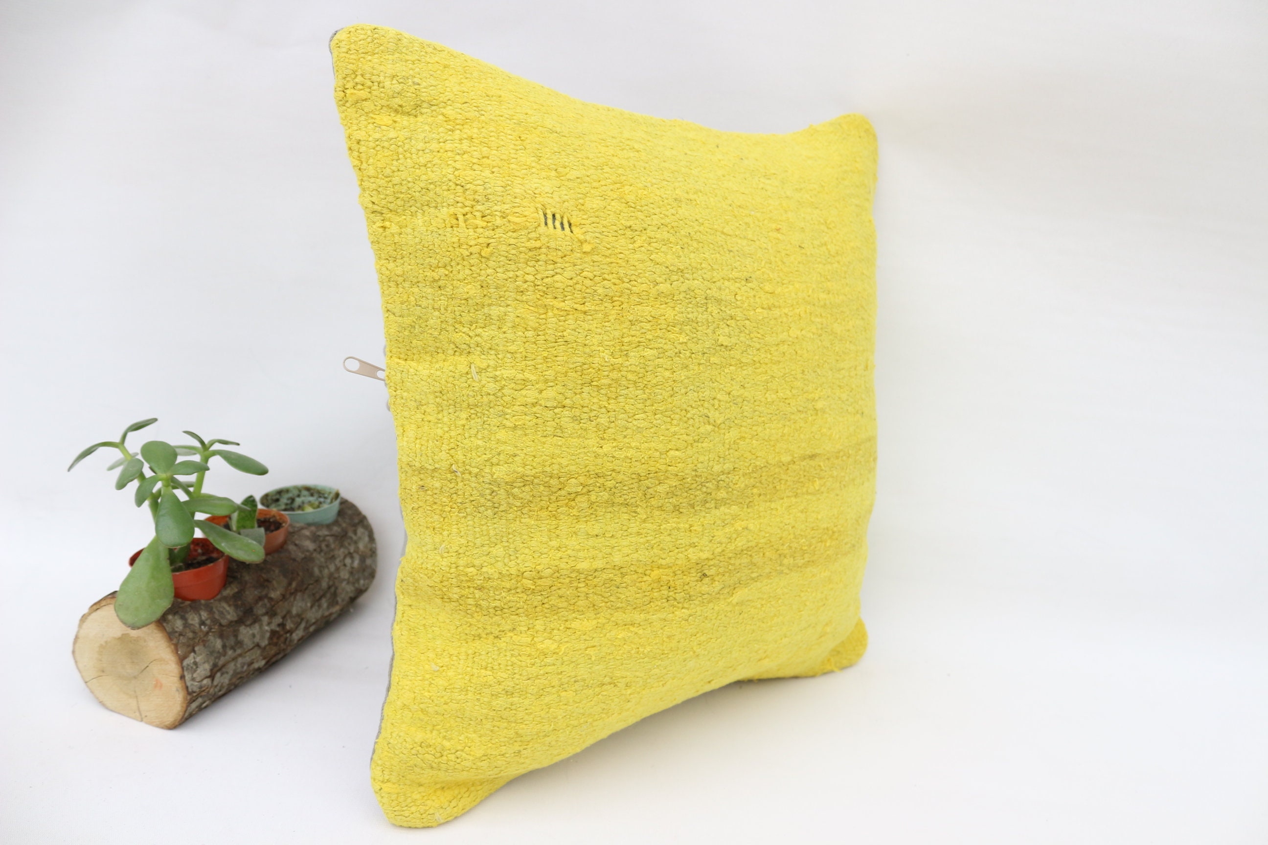 16x16 Bohemian Kilim Pillow Couch Pillow Flat PillowThrow Etsy