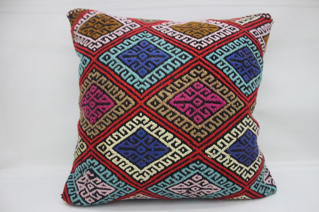 Personalized Gift, Turkish Kilim Pillow, Kilim Pillow Cases, 28x28 Best