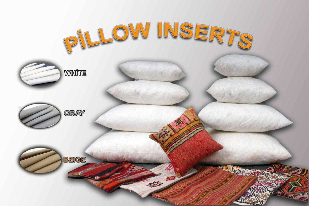 20x20 Pillow Insert Poly Fill Pillow Insert Kilim Pillow Insert Pillow