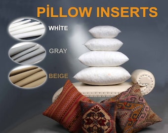 14x14 pillow insert - poly fill pillow insert kilim pillow insert pillow filling Anti Allergic silicone fiber insert orthopedic insert 16x16