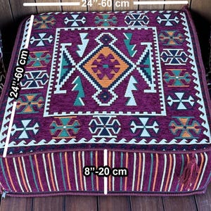 Marokkaanse bank, U-vormige bank, Zitplaatsen op de vloer, Zitplaatsen op de vloer, Arabische loungebank, Bankstel met geometrisch patroon, Woondecoratie, Boerderijbank, Ottoman