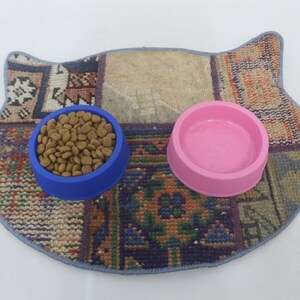 Water Pad, Cat Mat, Cat Pad, Blue Mat, Rug Mat, Decorative Mat, Garden Mat, Cat Design Mat, Traditional Mat, Organic Pad, Tribal Mat,