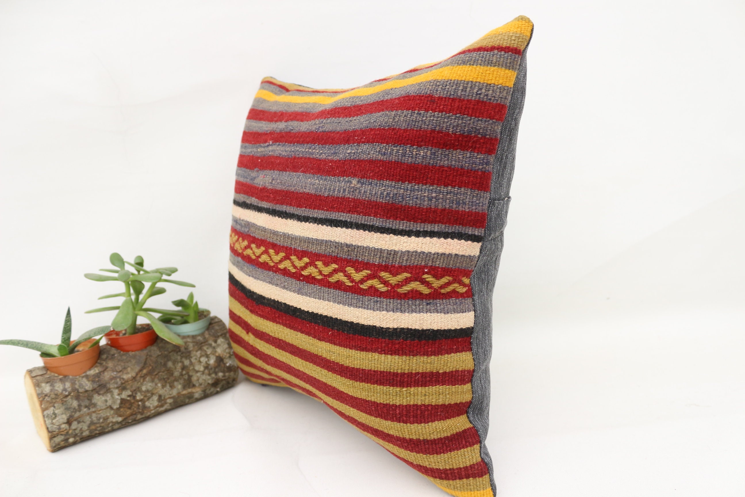 Wholesale Kilim Pillow14x14 Best Pillowstriped Pillowsmall Etsy