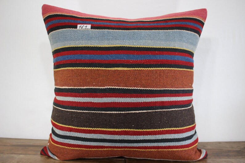 Kilim pillow 28x28 large size floor cushion 28x28 | Etsy