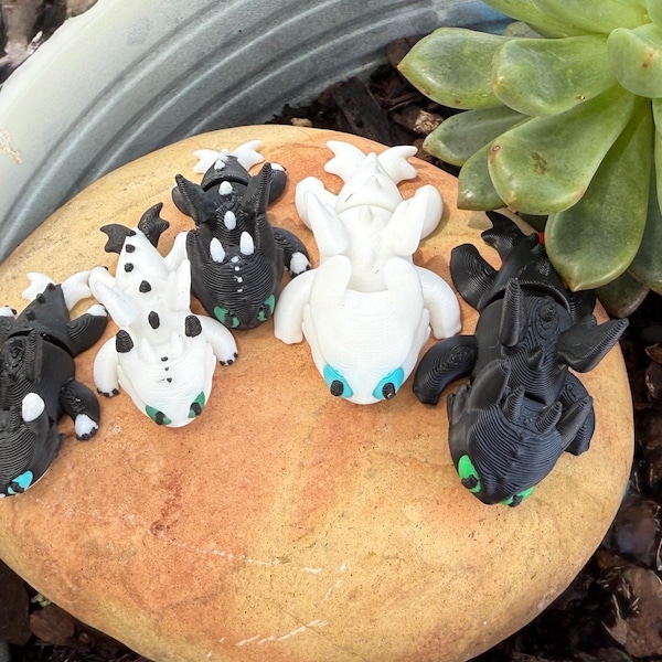 Articulated Dragon Fidget Toy: How to Train Your Dragon Inspired