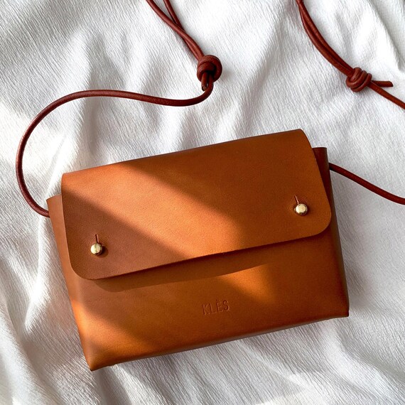 tan mini bag