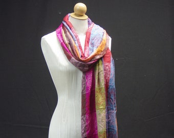 Buntes Patchwork Pashmina Schultertuch