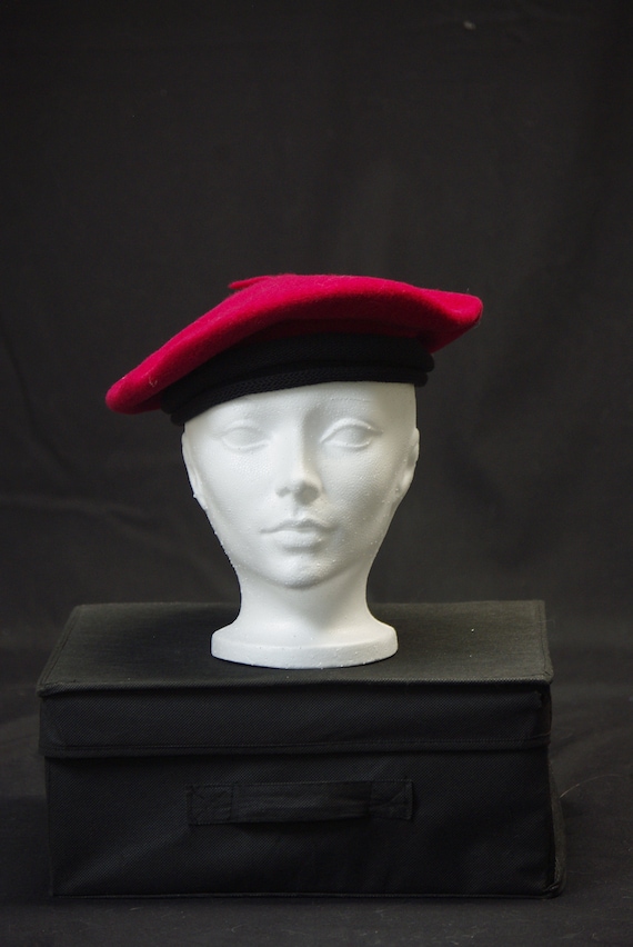 Red Wool Beret