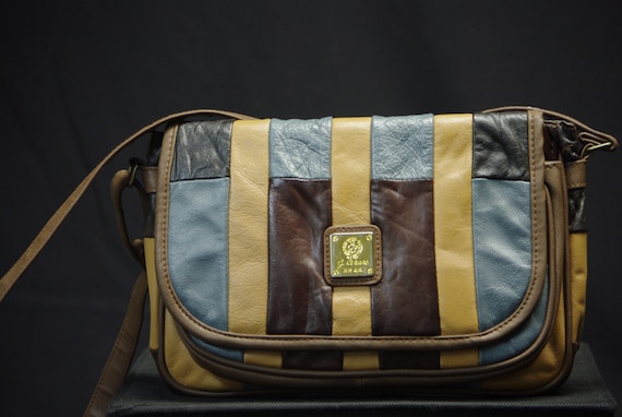 Patchwork Leather Shoulder Purse
