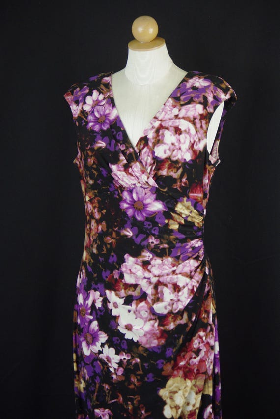 open lace back dress Ralph Lauren Purple Label Black One Shoulder Long Dress – The Kit Vintage