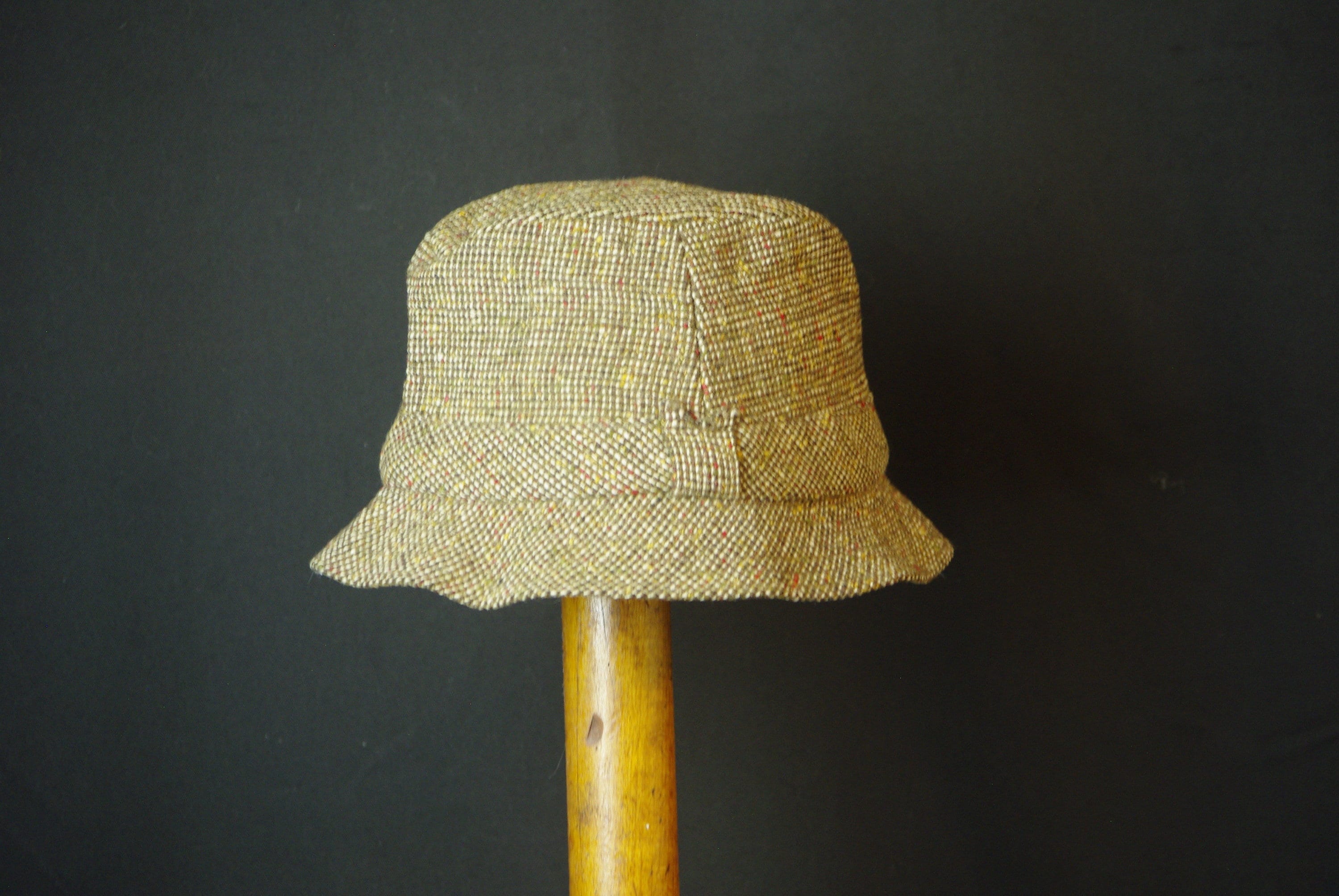 Brown Tweed Bucket Hat Celtic Donegal Tweed Made in Ireland Unisex Style Quilted Lining Medium Etsy UK