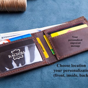 Personalized Metal Wallet For Men - RFID Blocking, Engraved Groomsmen Gift, Holds 15 Cards, 5 Designs - View #8