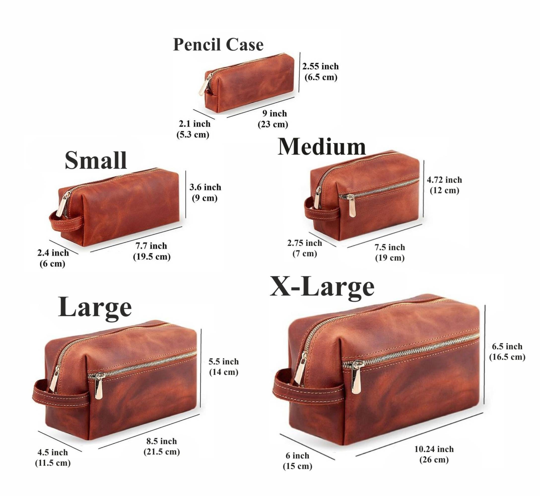 Mens leather toiletry bag Personalized groomsmen gift Etsy