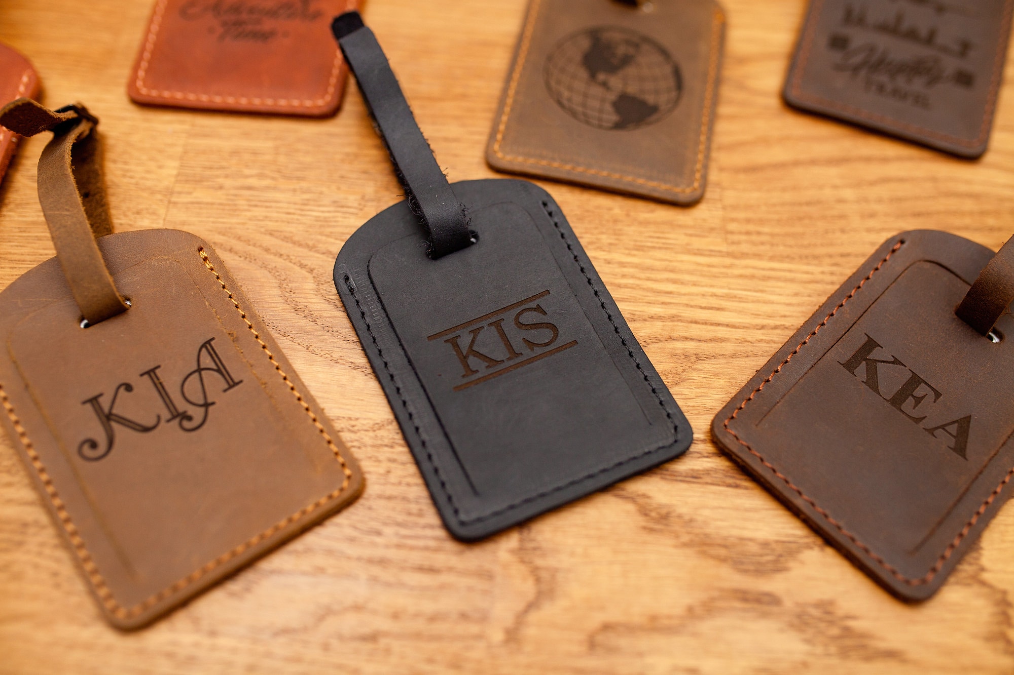 Leather Labels - Custom Faux Leather Tags for Handmade Items, with rivets,  Personalized Vegan Labels