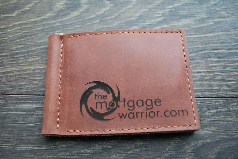 Money Clip Wallet for Groomsmen Gift Mens Wallet Leather Etsy