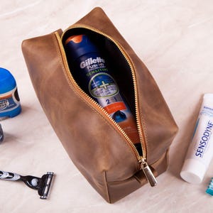 Borsa da viaggio per cosmetici, regalo per la festa del papà, organizer compatto e versatile per uomini e donne / perfetto per tutti i tuoi prodotti essenziali per la cura della persona