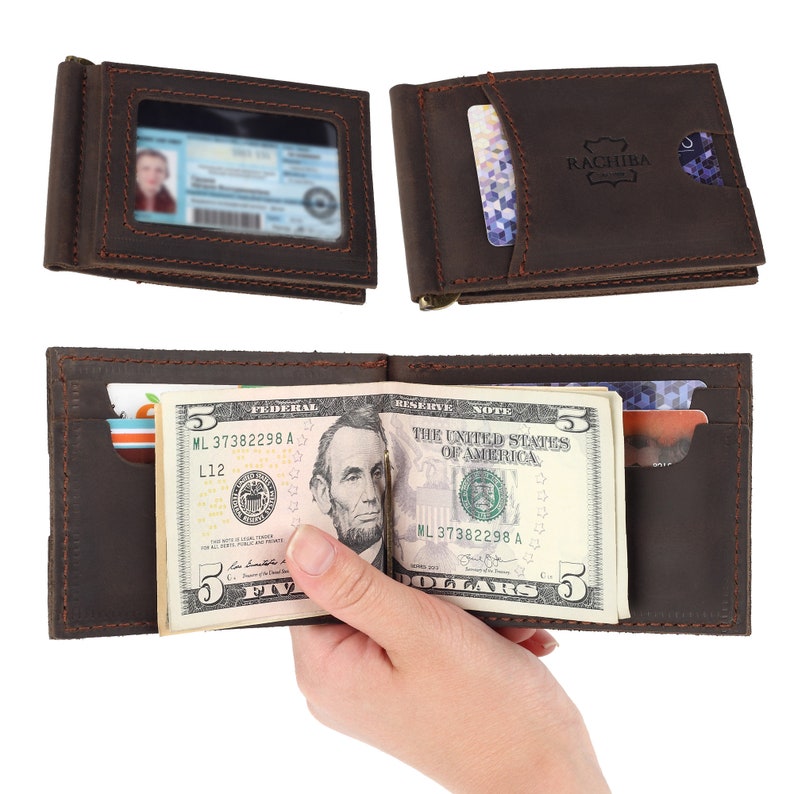 Mens wallet money clip etsy Mens wallet money clip etsy