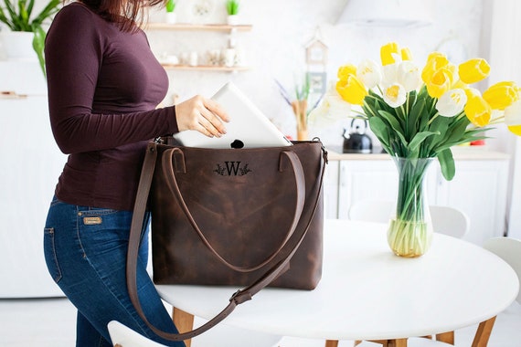 Womens Handmade Leather Tote Bags & Handbags - Galen Leather