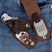 Leather Key Fob, Custom photo keychain, Gift for boyfriend, picture key chain, key fob leather, birthday keychain, christmas gifts
