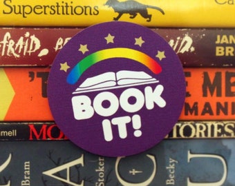 Book It! Vinyl Sticker | Water Bottle Decals, Laptop Decals, Vinyl Sticker for Cars