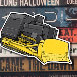 Killdozer Vinyl Cutout Sticker Water Bottle Decals, Laptop Decals, Vinyl Sticker for Cars image 1