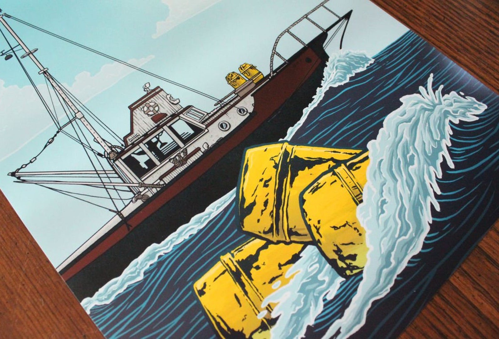 Jaws Orca Illustration Print - Etsy