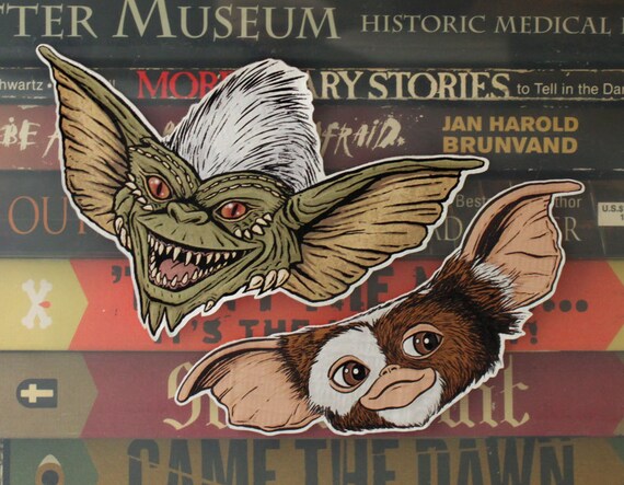 Gremlins Cut Out Sticker Gizmo And Stripe Etsy