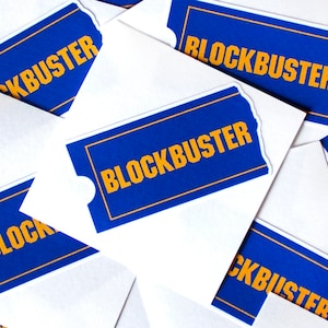 Blockbuster Vinyl Sticker Water Bottle Decals, Laptop Decals, Car Vinyl Stickers image 4