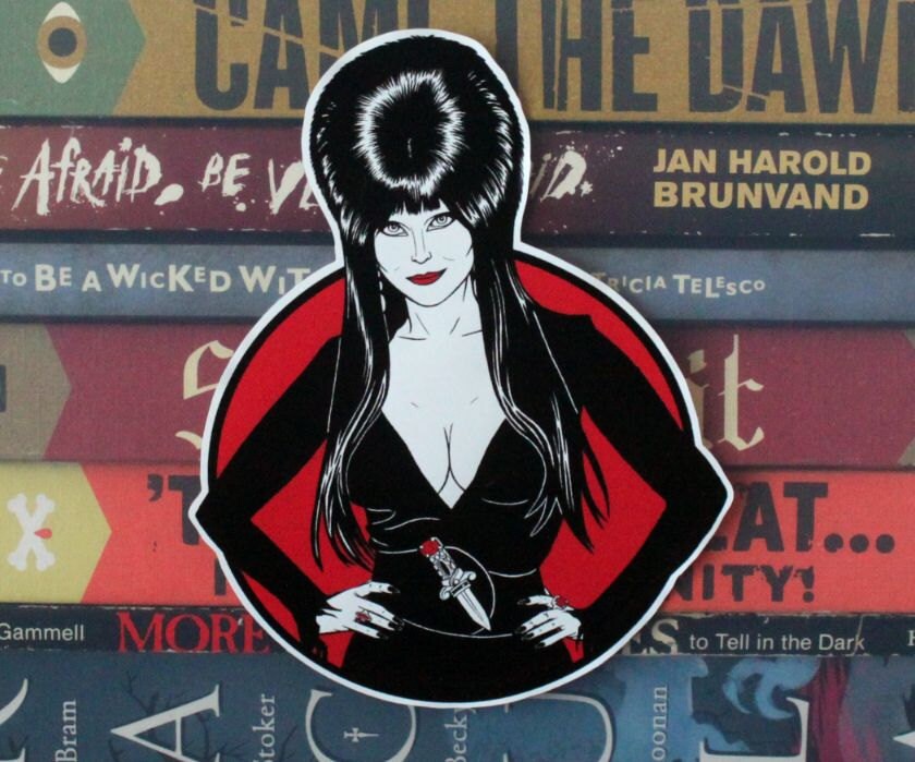 Elvira Cut Out Sticker