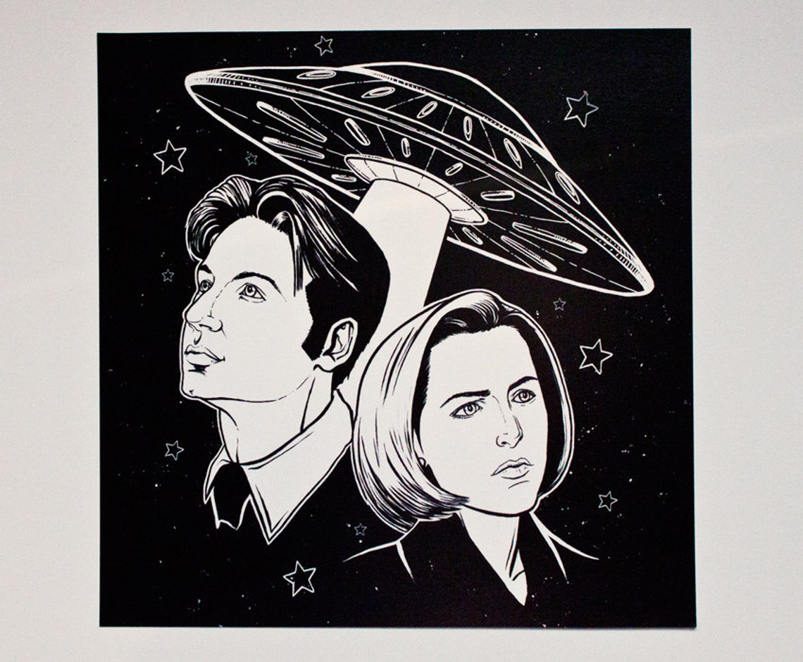 X-files Art Print | Etsy