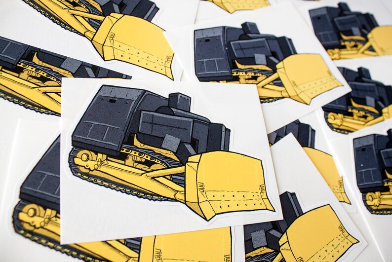 Killdozer Vinyl Cutout Sticker Water Bottle Decals, Laptop Decals, Vinyl Sticker for Cars image 3