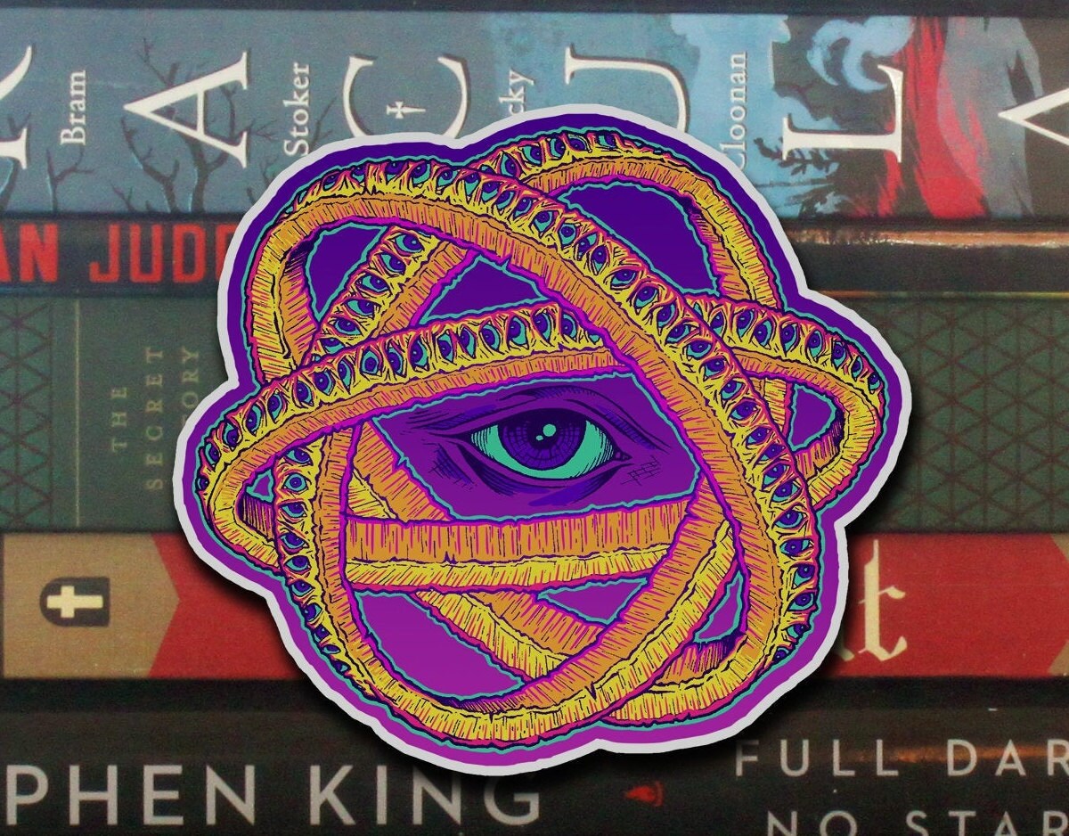 Ophanim Biblical Angel Vinyl Sticker Etsy