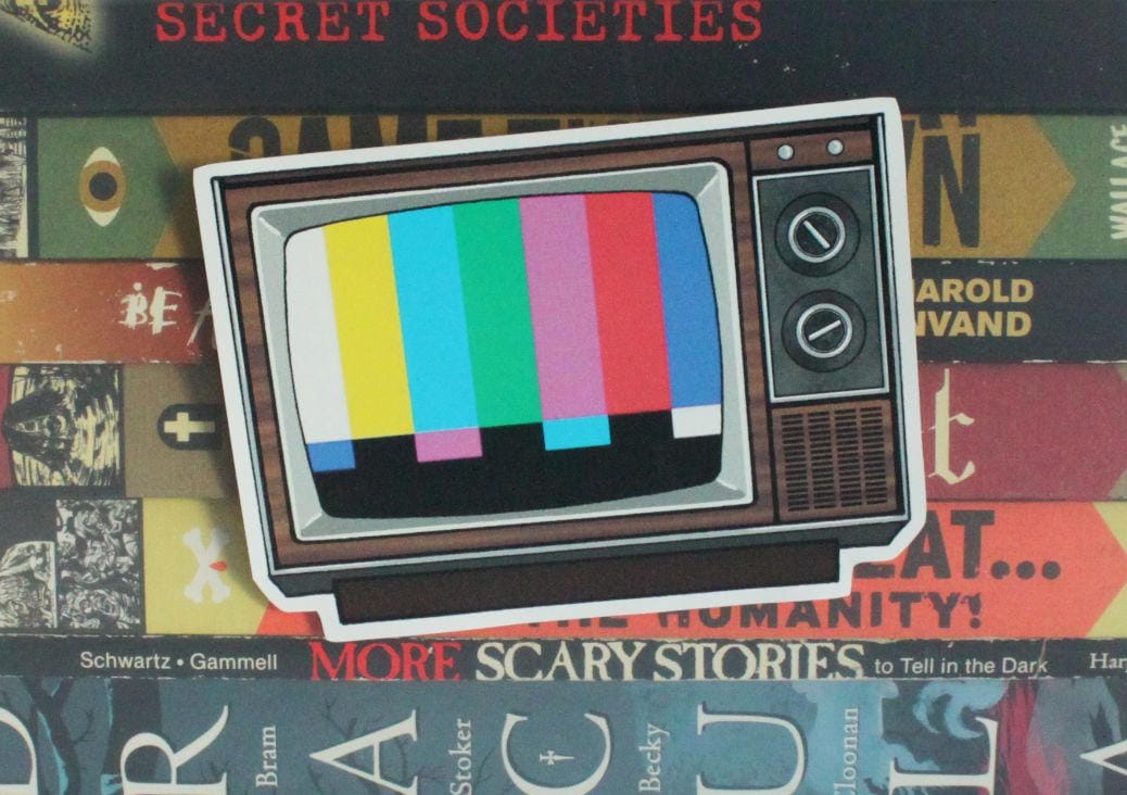 Tv Color Bars Test Card Cutout Vinyl Sticker Etsy