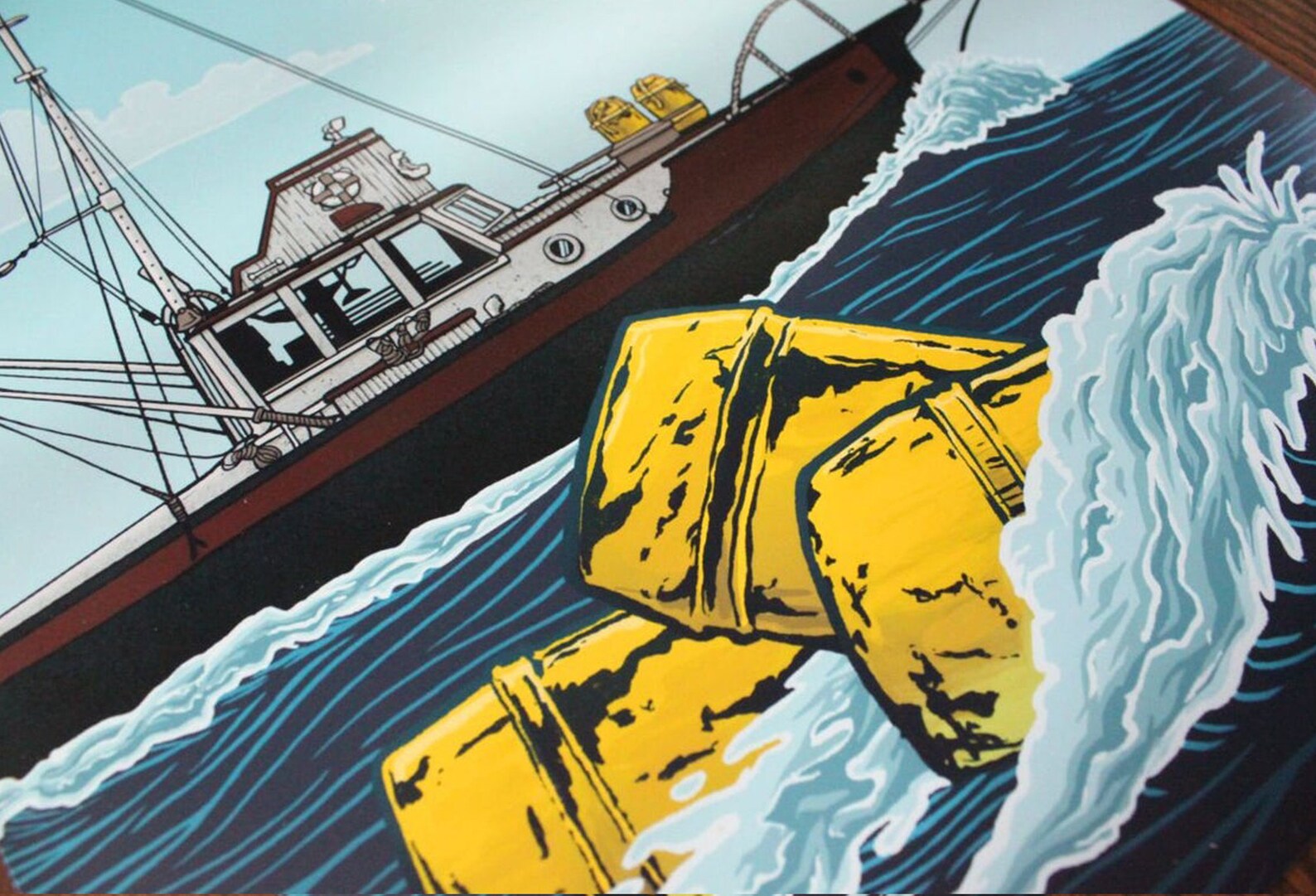 Jaws Orca Illustration Print | Etsy