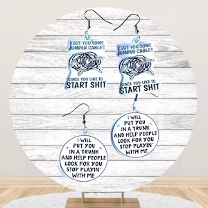 Adult Earrings, Unique Earrings, Statement Earrings, Dangle Earrings, Funny Earrings, Unique Gifts, Fun Earrings, Inappropriate Earrings
