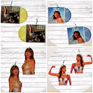 Singer Dangle Earrings, Swifties Earrings, Eras Tour Earrings, Taylor Nation, Taylors Version, Unique Earrings, Statement Earrings,