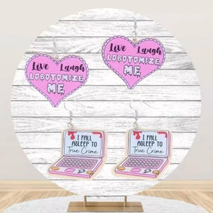 Adult Earrings, Unique Earrings, Statement Earrings, Dangle Earrings, Funny Earrings, Unique Gifts, Fun Earrings, Inappropriate Earrings