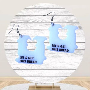 Adult Earrings, Unique Earrings, Statement Earrings, This Bread Earrings, Funny Earrings, Unique Gifts, Fun Earrings, Inappropriate Earrings