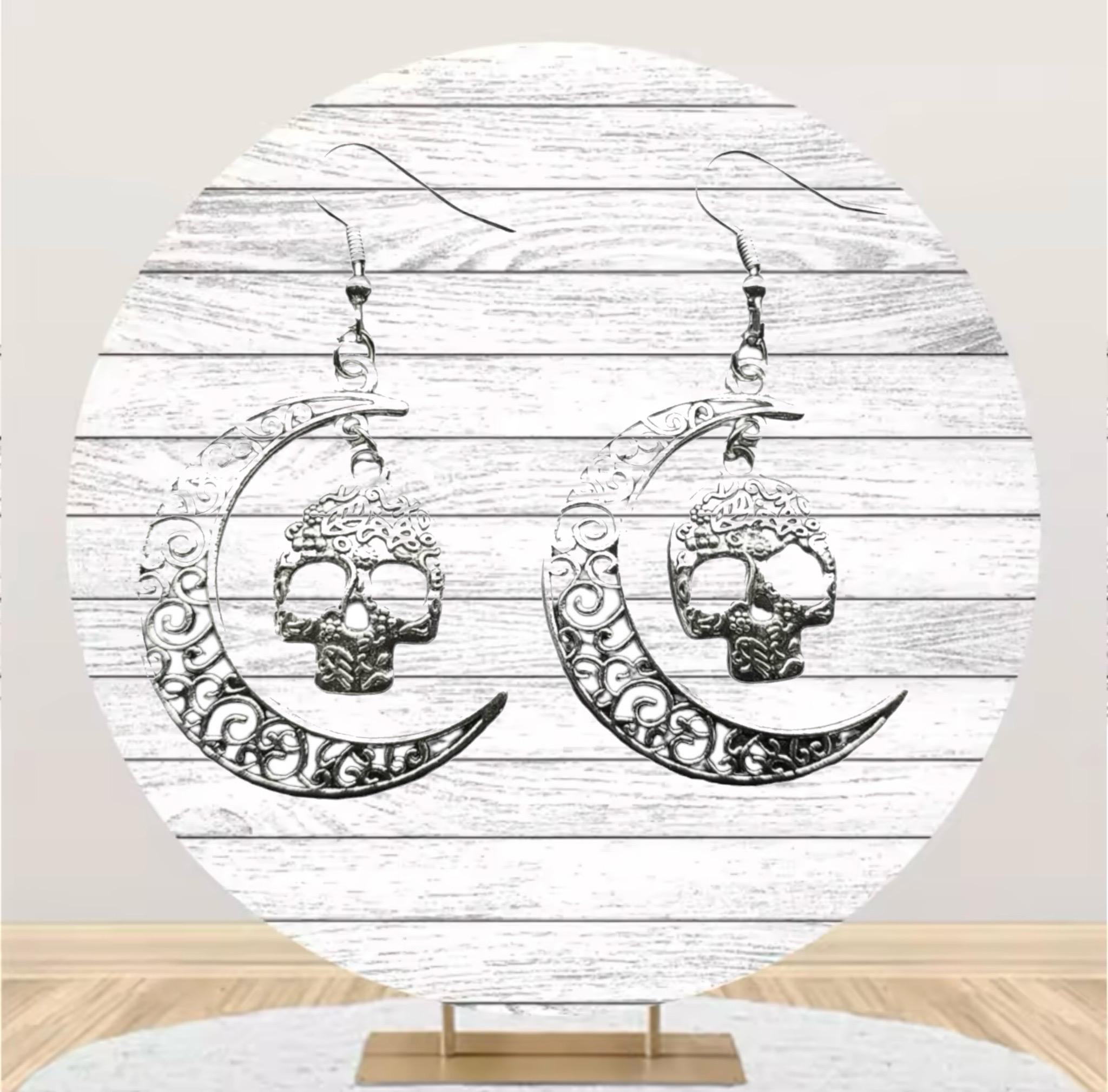 Halloween Earrings: Spooky Creepy Ghost Skeleton Fun Unique Statement Funny Unique Gifts Fun Holiday Horror