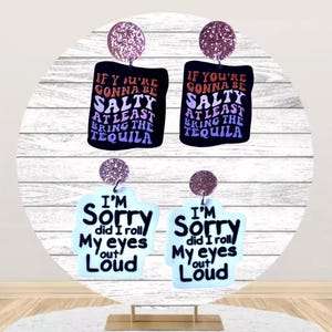 Adult Earrings, Unique Earrings, Statement Earrings, Dangle Earrings, Funny Earrings, Unique Gifts, Fun Earrings, Inappropriate Earrings