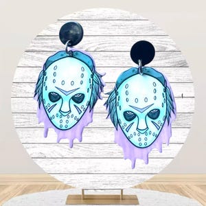 Halloween Earrings, Horror Stud Dangle Earrings, Halloween Stud Earrings, Skull Earrings, Horror Movie, Unique Earrings, Statement Earring