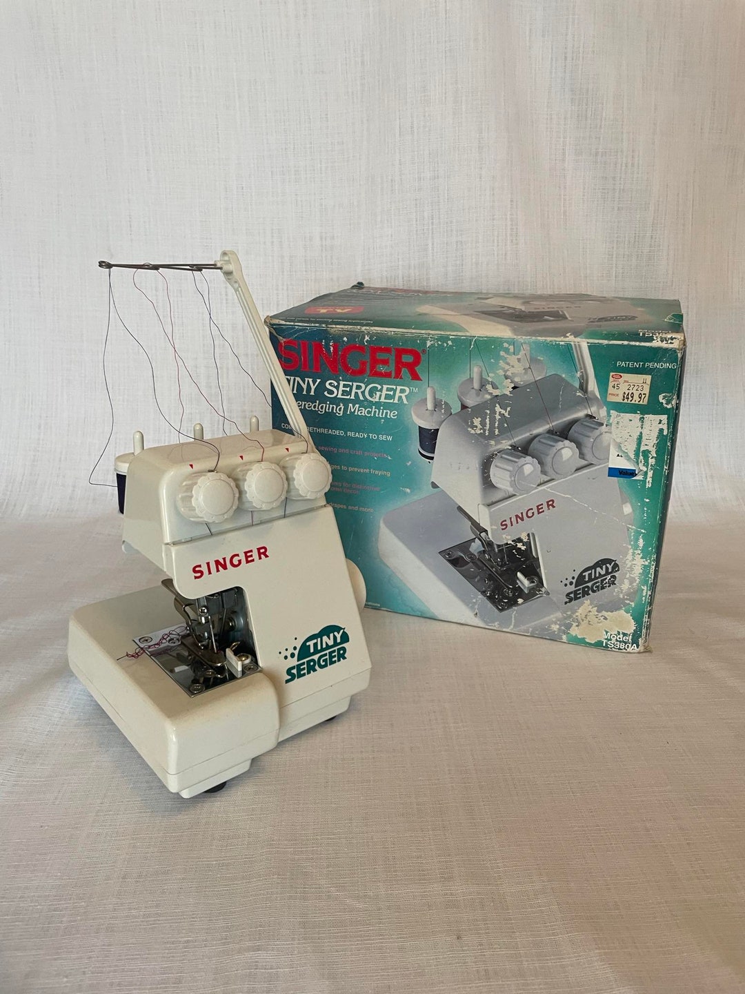 Working Singer tiny Serger Model Number TS380A Etsy