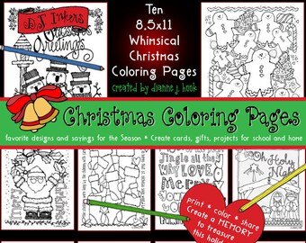 Christmas Coloring Pages Printable Download